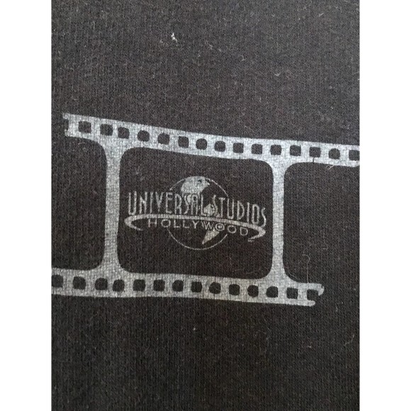Vintage Universal Studios  Hollywood Hooded ZipUp Cotton Sweatshirt Filming M - Picture 5 of 8